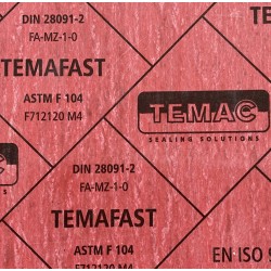 Deska Temafast 2x1500x1500 red
