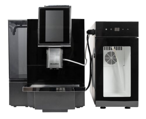 Dr. Coffee F12 Big Plus černá/stříbrná + chladnička BR9CI